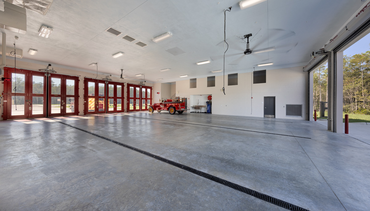 Interior view of the Fire and Rescue Station 17 Fort Myers, FL.